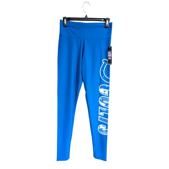 Zubaz NFL Apparel Women's Medium Indianapolis Colts Spellout Leggings NWT - Picture 1 of 2
